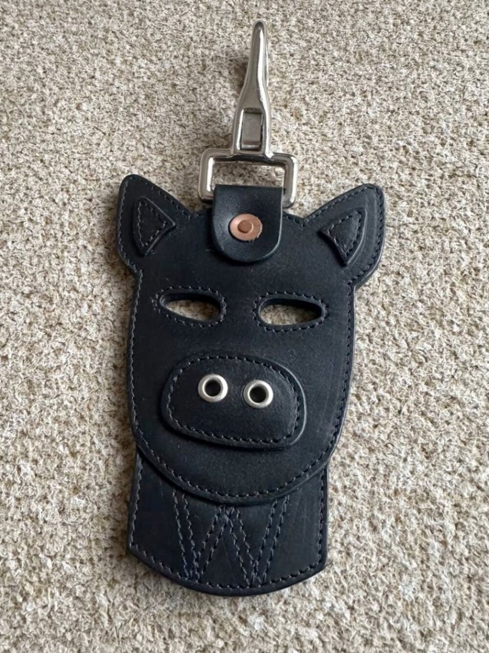 P!G Charm Key Ring By Walter Van Beirendonck
